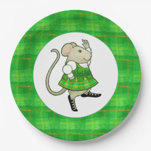 PRATOS DE PAPEL REDONDOS 9" IRISH JIG MOUSE