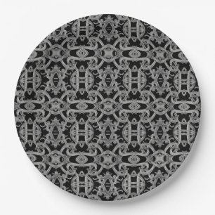 Pratos de Papel Redondos GOTHIC 9"