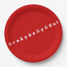 Pratos de Papel Tema CrazySexyCool