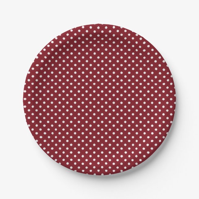 Pratos de papel Vermelho (Frente)