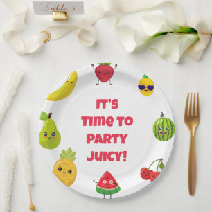 Pratos divertidos personalizados para festa de ani