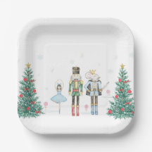 Pratos do Partido Nutcracker- Pastel