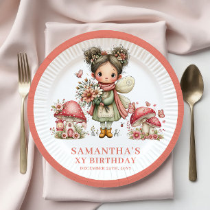 Pratos Florais Pastel para o 5º Aniversário da Fad