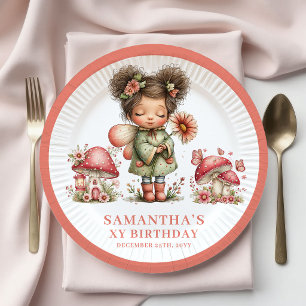Pratos Florais Pastel para o 7º Aniversário da Fad