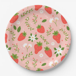 Pratos para Festa de Flores de Morango