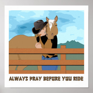 Pray sempre antes que você monte o POSTER