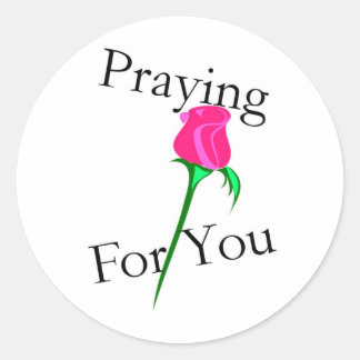 Praying para você a etiqueta