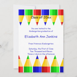 Pré-escolar ou anúncio da graduação do jardim de