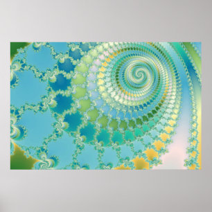 Pré-vida - Poster Fractal