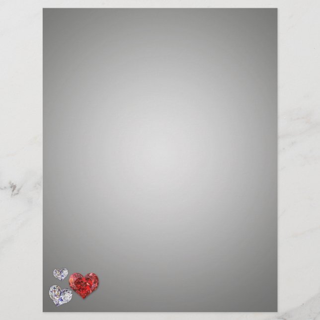 Precioso Elegante Diamond Hearts (Frente)