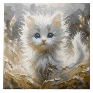 Precioso White Kitten