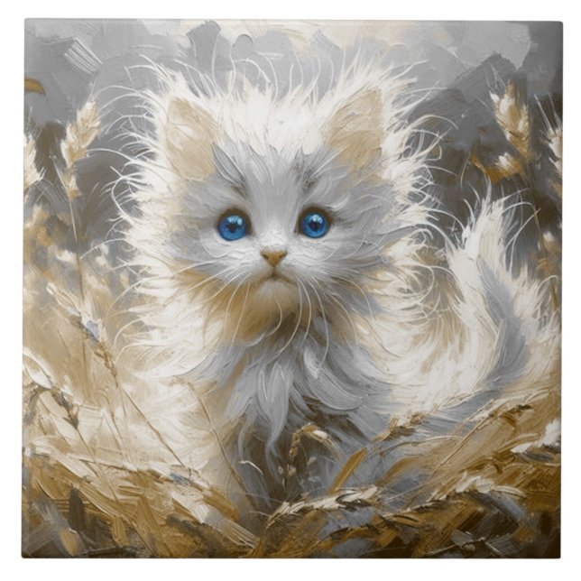 Precioso White Kitten (Frente)