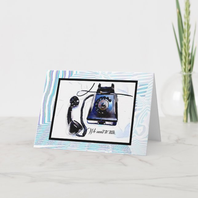 Precisamos Conversar com o Cartão Telefônico Vinta (Frente)