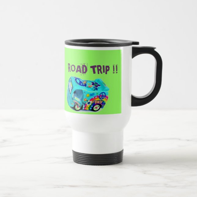 "PRECISE UMA RUPTURA? VIAGEM POR ESTRADA!" caneca (Direita)