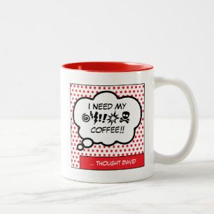 Preciso Da Minha Xícara De Café De Dois Tons