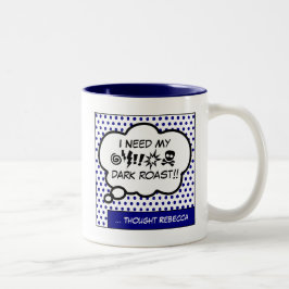 Preciso Da Minha Xícara De Café De Dois Tons