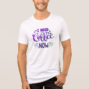 Preciso de Café Agora Bella+Canvas Tri-Blend T-Shi
