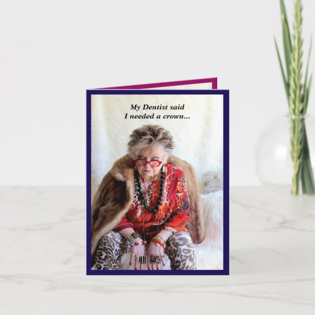 Preciso de um cartão de saudação dobrado (Frente)