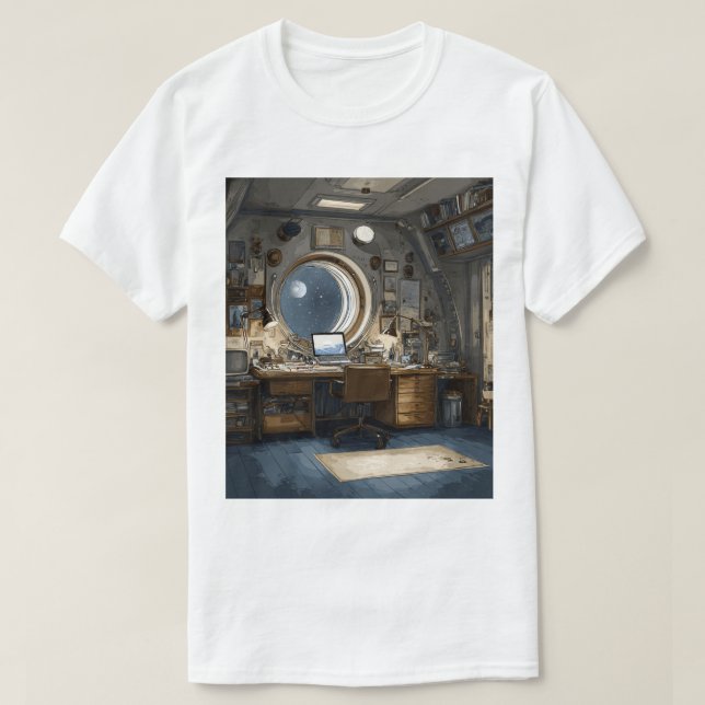 Preciso de um Espaço Camiseta Engraçada de WFH – T (Frente do Design)