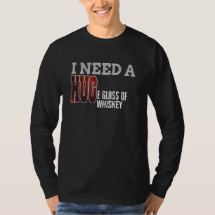 Preciso De Um Grande Copo De Uísque Camisa Bar Eng