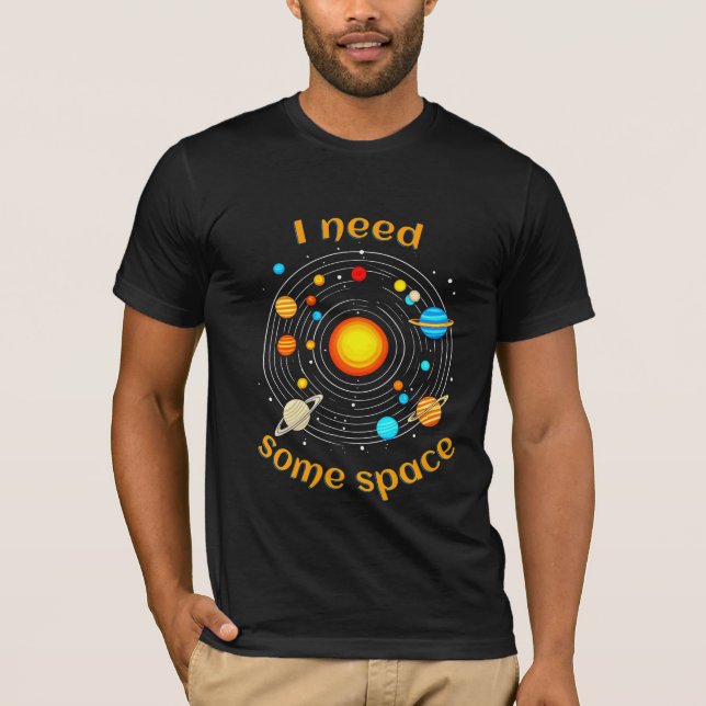Preciso De Uma Camisa De Humor Humor De Astronomia (Frente)