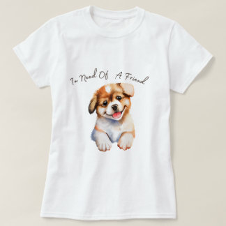 Preciso de uma camiseta de cachorrinho