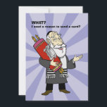 Preciso de uma razão? Cartão Hanukkah<br><div class="desc">Mande cumprimentos a seus amigos e familiares a Hanukkah com os sábios atos do Rabbi Moshe.</div>