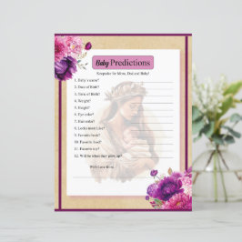 Predições do Bebê Roxo Boho