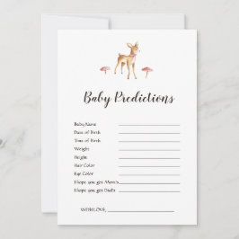 Predições do Chá de fraldas Branco de Veado para G