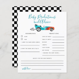 Predições e conselhos sobre o bebê do carro de cor