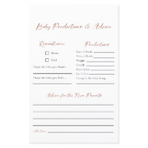 Predições e conselhos sobre o Chá de fraldas de Bo