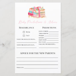 Predictions & Advice New Chapter Baby Shower Game