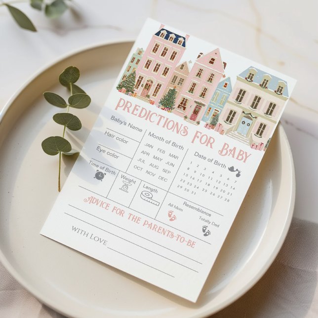 Predictions and Advice Christmas Village Card (Criador carregado)