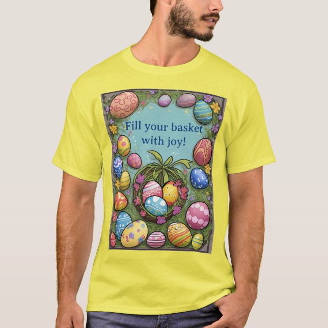 Preencha A Sua Cesta Com A Camisa De Páscoa De Ale (Frente)