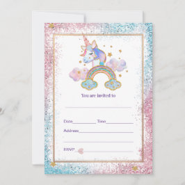 Preencha o Convite Unicórnio