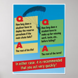 Preencha o prazo de trabalho. Um poster de sala de