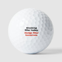 Preenchedor de Sepe Amanhã: Bolas de Golfe Diverti