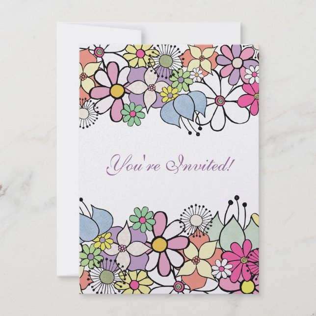 Preenchimento de Vazio de Brilhos 5x7 no Convite (Frente)