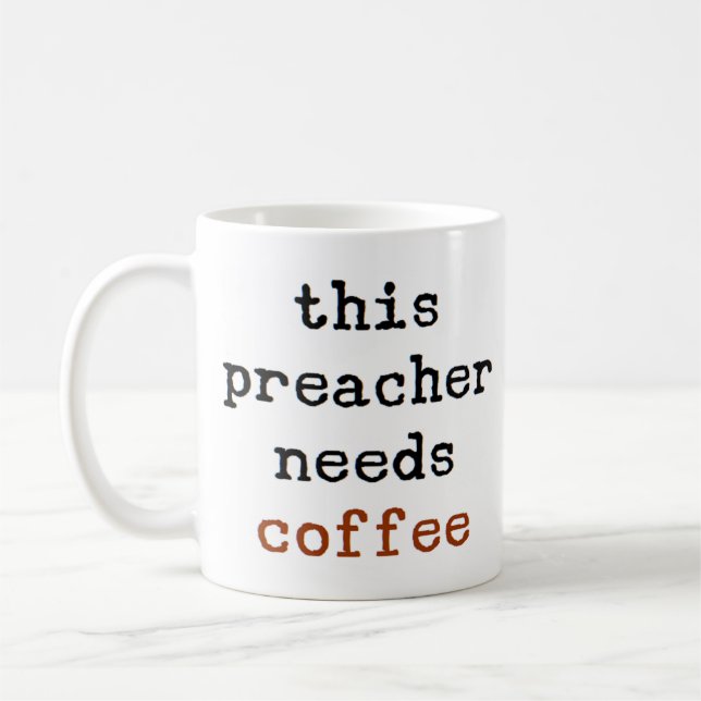 pregador precisa de café caneca (Esquerda)