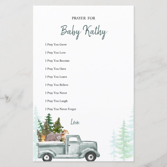 Pregadores de Animais da Floresta de Inverno para  (Frente)