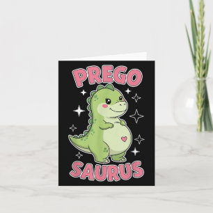 Pregosaurus Fofo Retro Mamãe Dinossauro Anúncio de