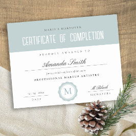 Prêmio de Certificado Mínimo de Conclusão Azul-Dus