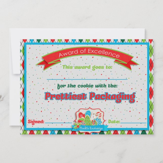 Prêmio de Encapsulamento Prettiest do Cookie Excha (Frente)