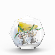 Prêmio de Feriado Mic e Mac para ratos felizes