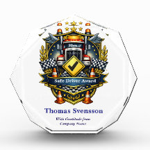 Prêmio de Motorista Seguro Reconhecimento de Motor