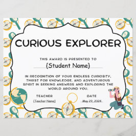 Prêmio de Reconhecimento de Estudantes do Explorad