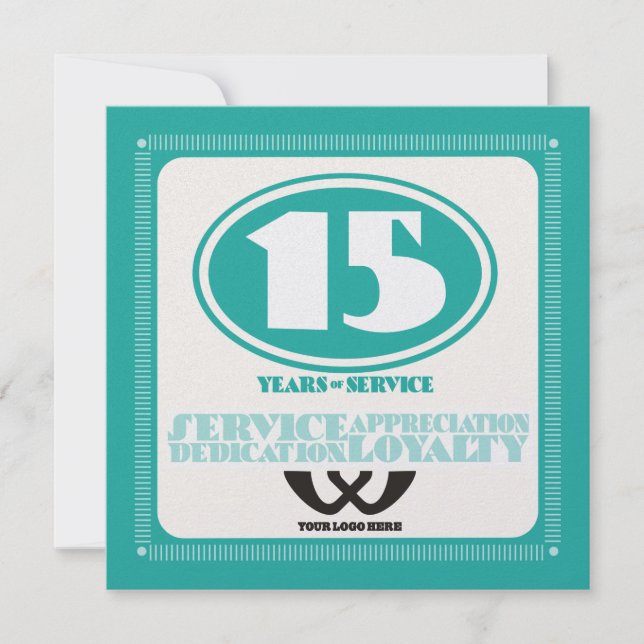 Prêmio de serviço de funcionário de retrato de cor (Frente)