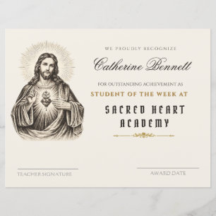Prêmio Estudantil do Sagrado Coração Católico Trad