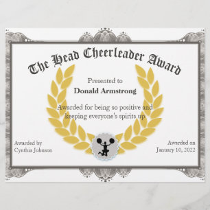 Prêmio Funny Funcionário - Cheerleader