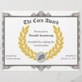 Prêmio Funny Funcionário - Milho